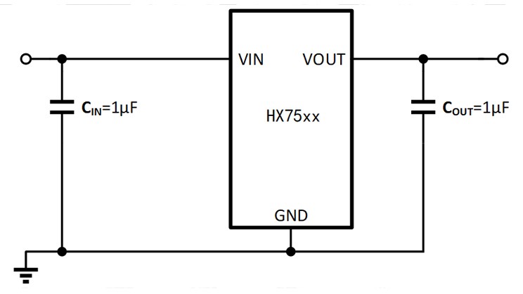 HX75xx 典型应用电路